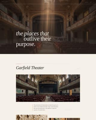 Breach - Evocative Urbex Landing Page Template
