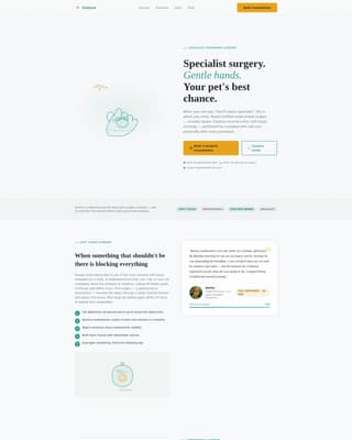 Suture - Trusted Veterinary Landing Page Template