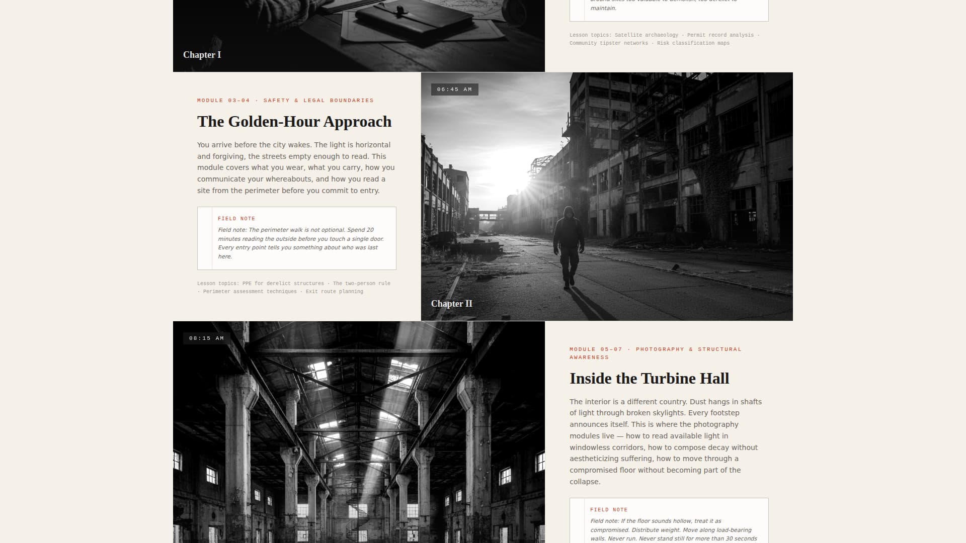 Infiltrate - Compelling Urbex Landing Page Template