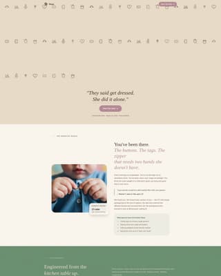 Wear - Empowering Adaptive Landing Page Template