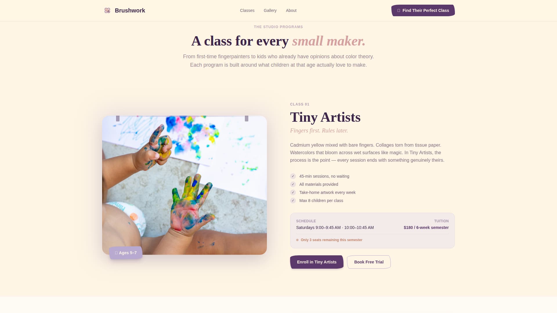 Art - Premium Studio Landing Page Template