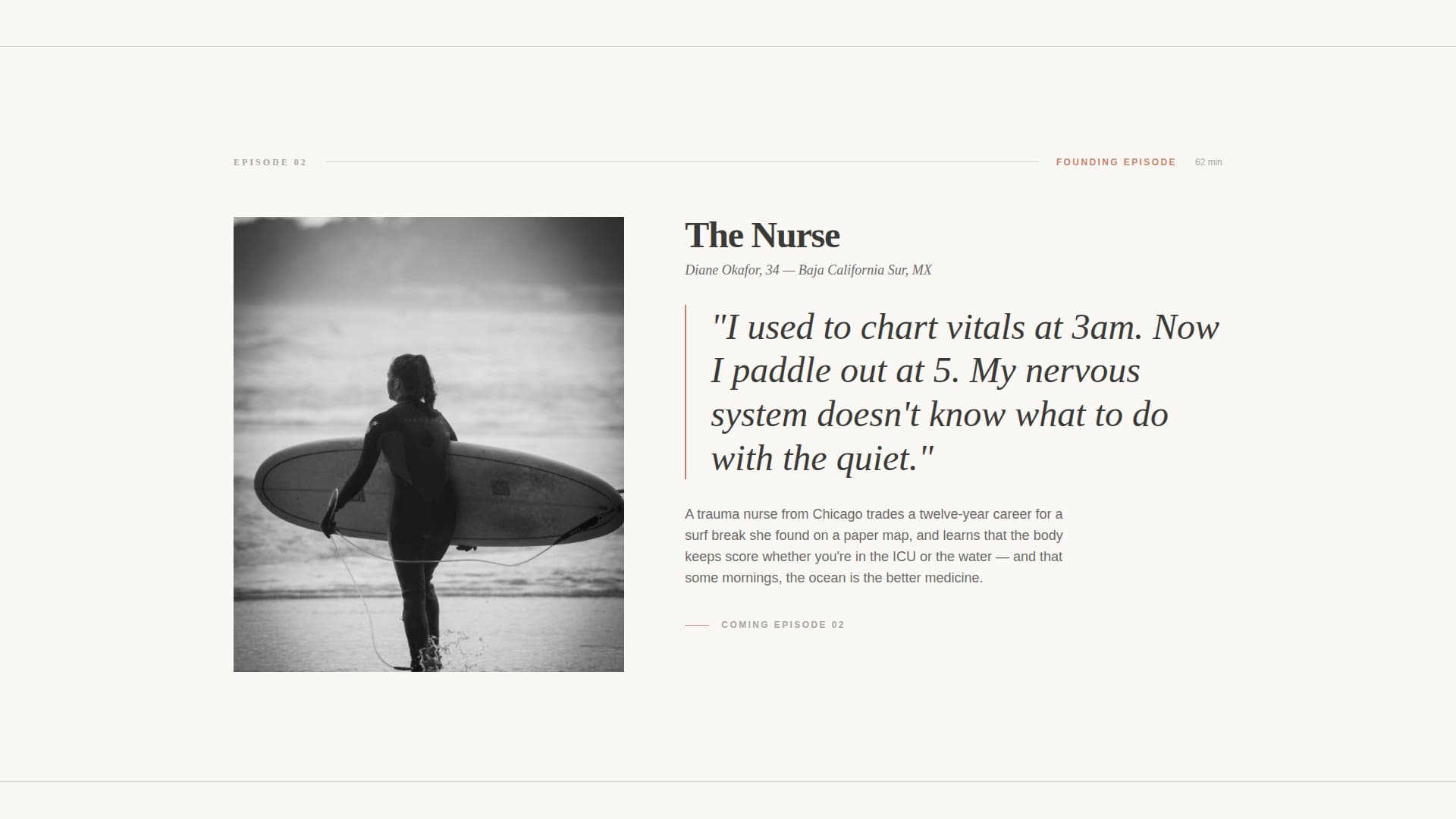 Drift - Wanderlust Nomad Landing Page Template