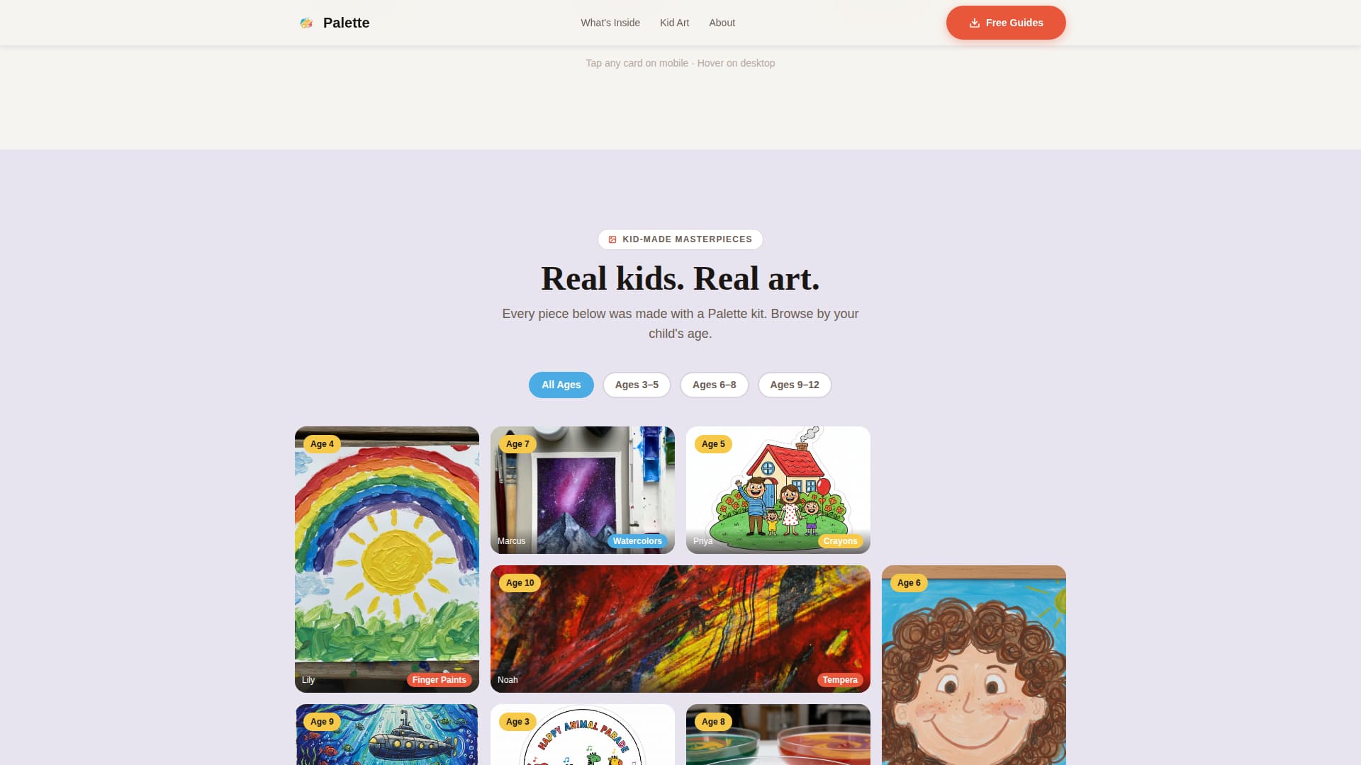 Art - Modern Supply Landing Page Template