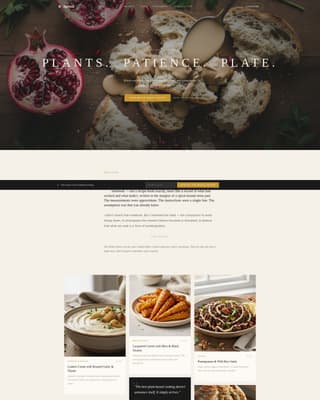 Sprout - Elegant Vegan Landing Page Template