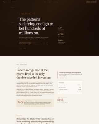 Signal - Precision Venture Landing Page Template