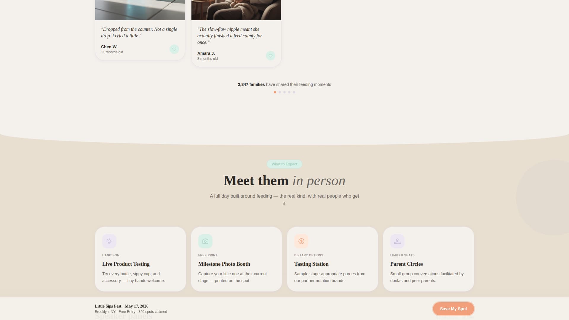 Latch - Playful Baby Landing Page Template