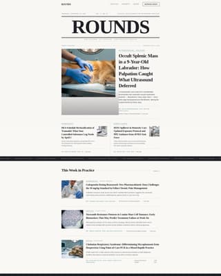 Rounds — Trusted Animal-Medicine Landing Page Template