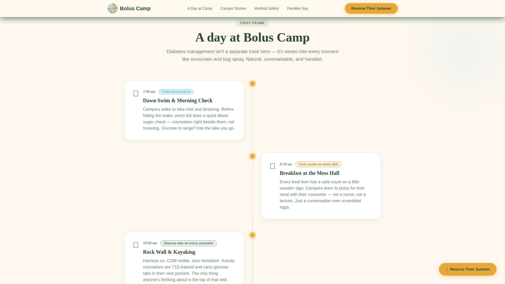 Camp - High-Converting Kids Landing Page Template