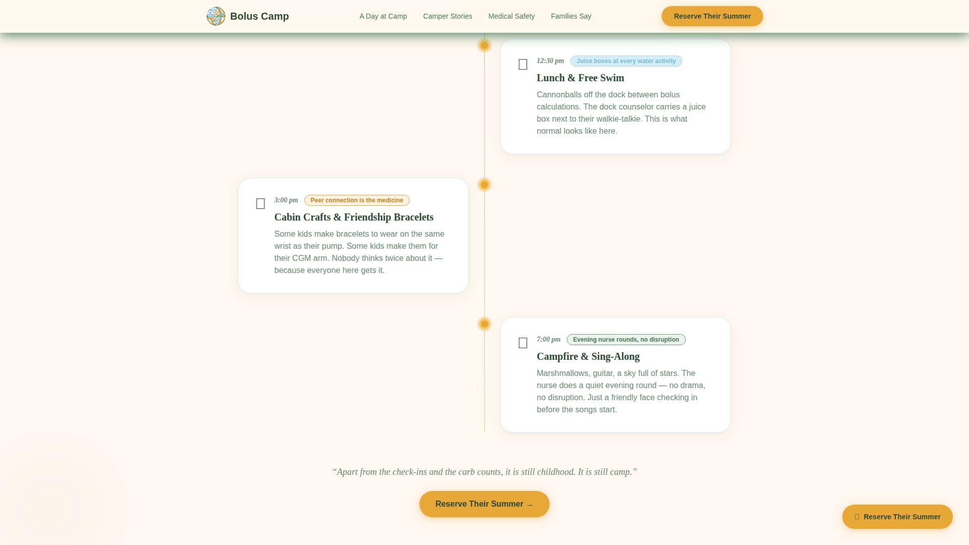 Camp - High-Converting Kids Landing Page Template