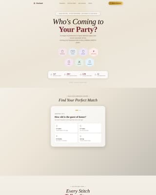 Kids Party & Entertainment Booking Website Template
