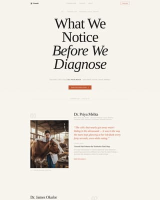 Rounds - Compelling Veterinary Landing Page Template