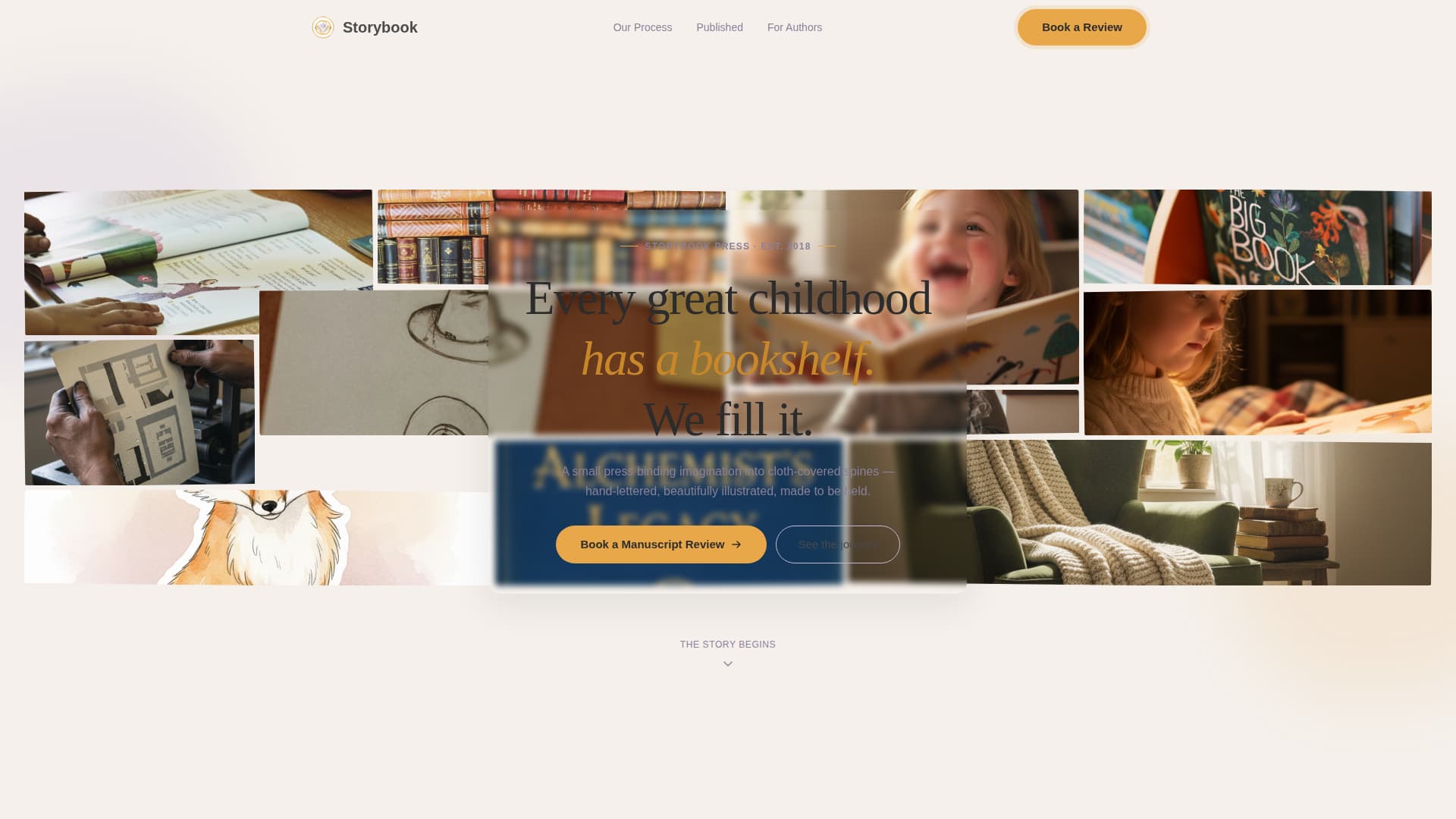 Kids Entertainment & Media Booking Website Template