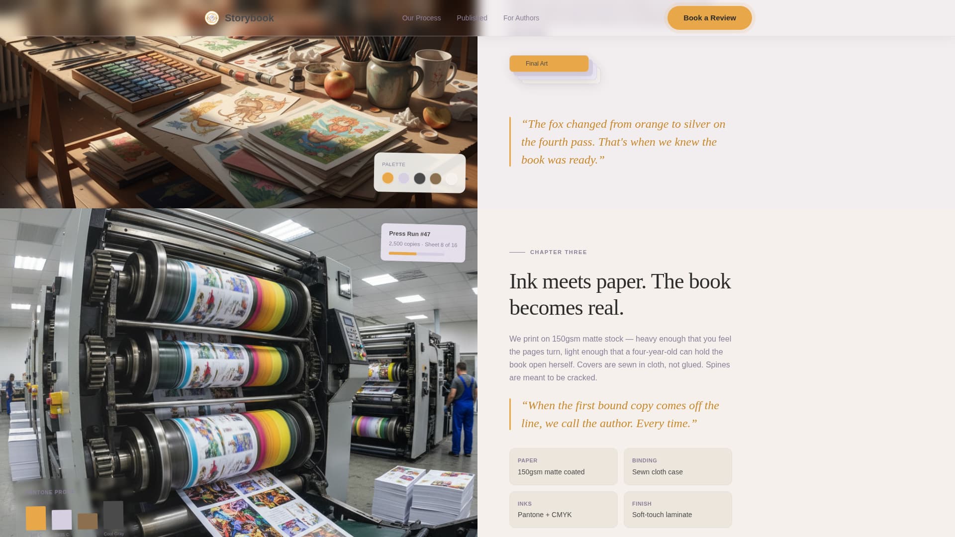 Kids Entertainment & Media Booking Website Template