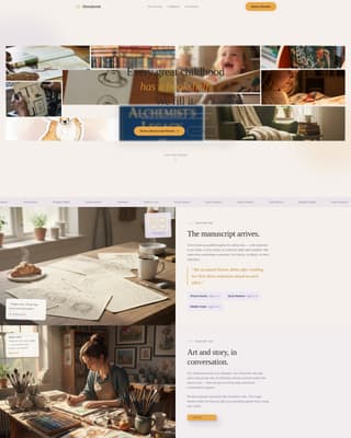 Kids Entertainment & Media Booking Website Template