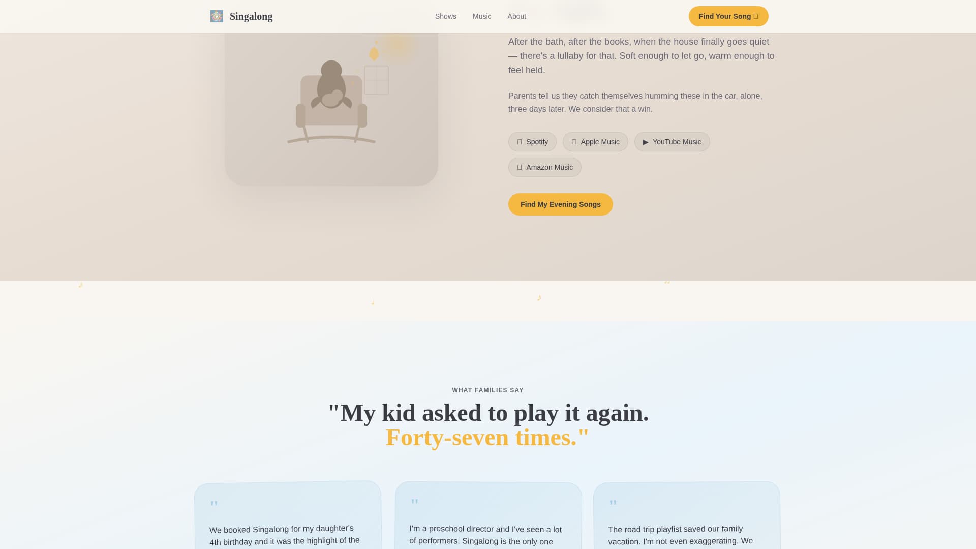Kids Entertainment & Media Specialist Booking Website Template