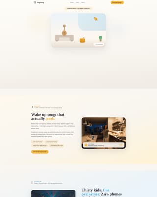 Kids Entertainment & Media Specialist Booking Website Template
