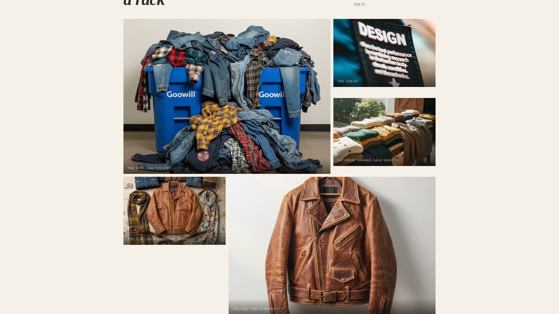 Flip - Editorial Vintage Landing Page Template