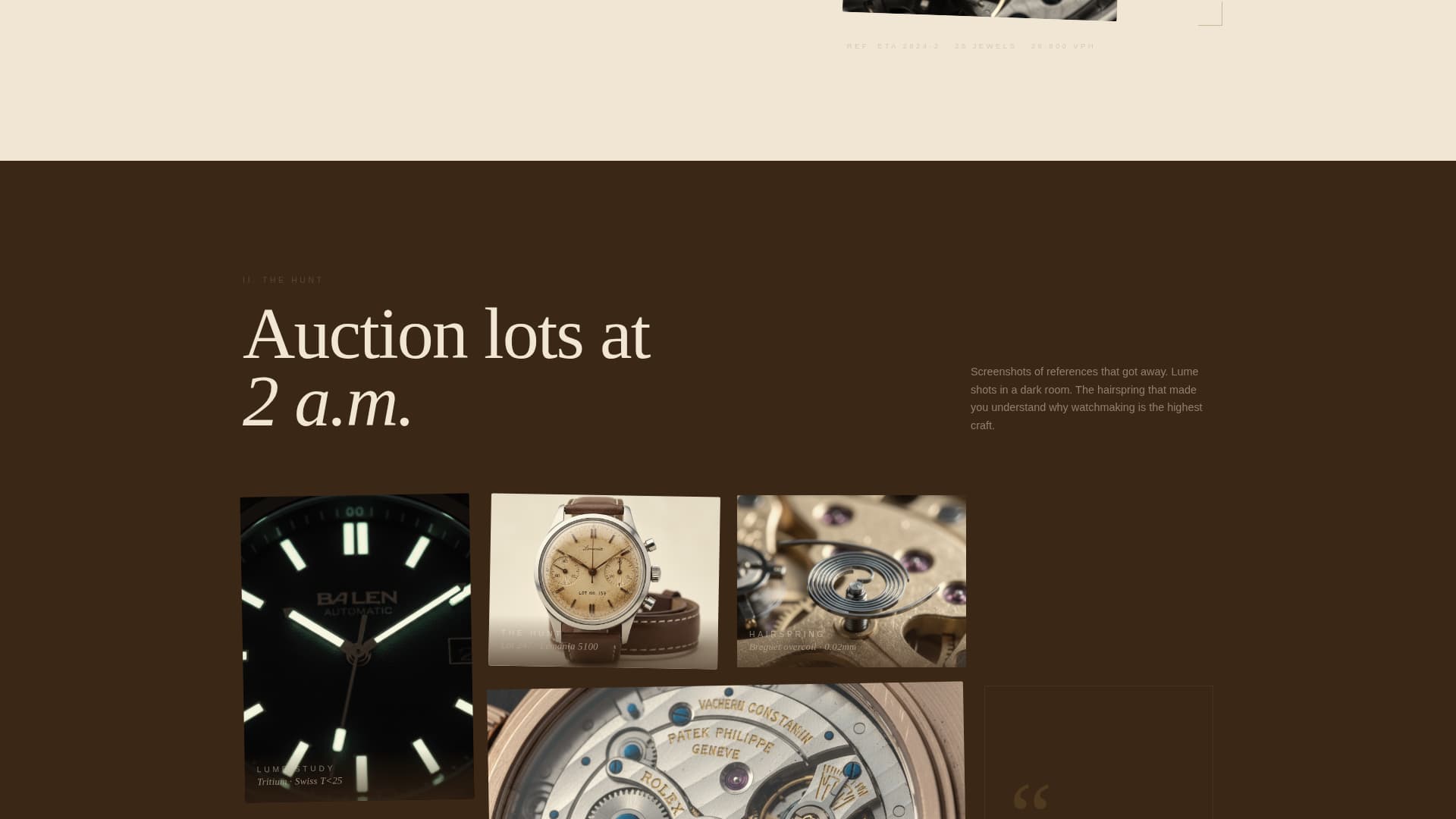 Mainspring - Elegant Horology Landing Page Template