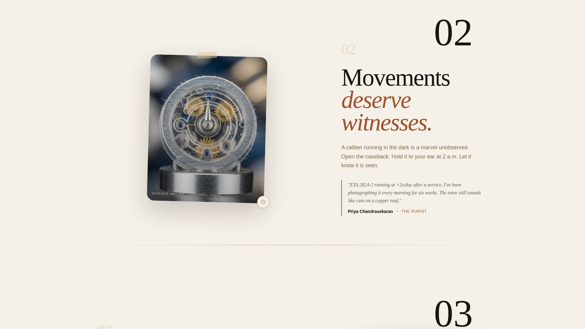 Horology - Timeless Collector Landing Page Template