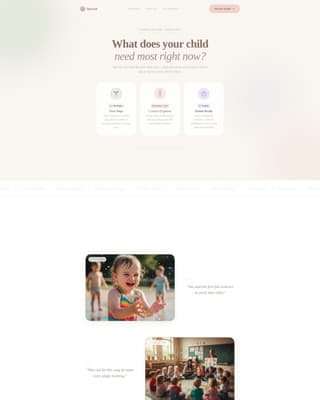 Daycare & Childcare Professional Website Template