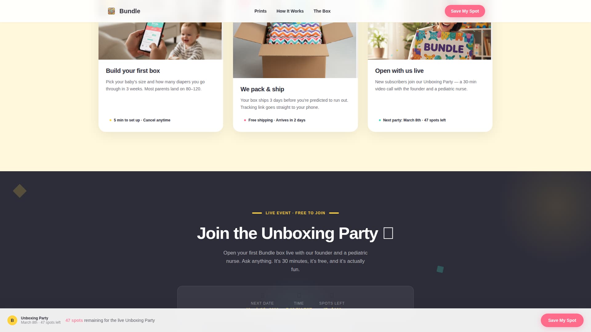 Maternity & Baby Care Specialist Professional Website Template