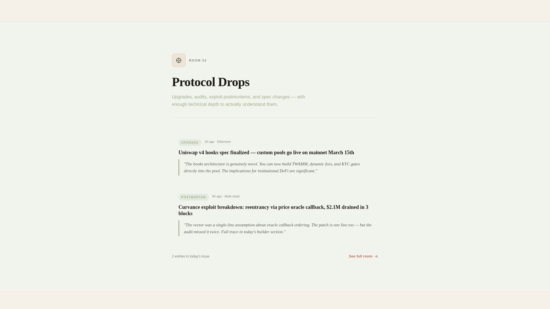 Signal - Curated Web3 Landing Page Template