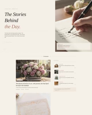 Chronicle - Elegant Wedding Landing Page Template