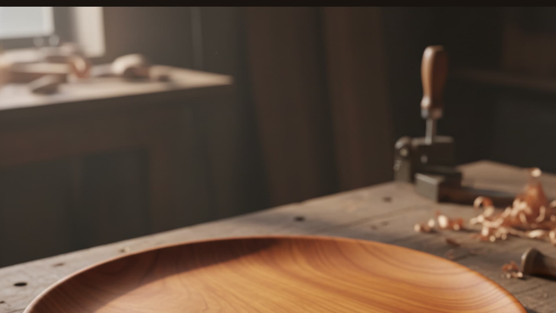 Grain - Cinematic Woodturning Landing Page Template