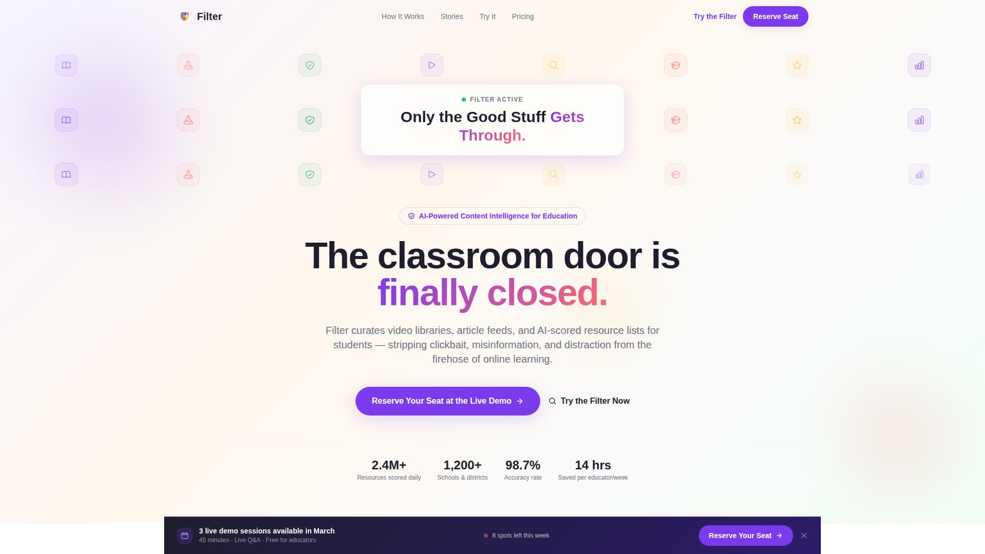 Kids Online Safety & Tech Education Website Template