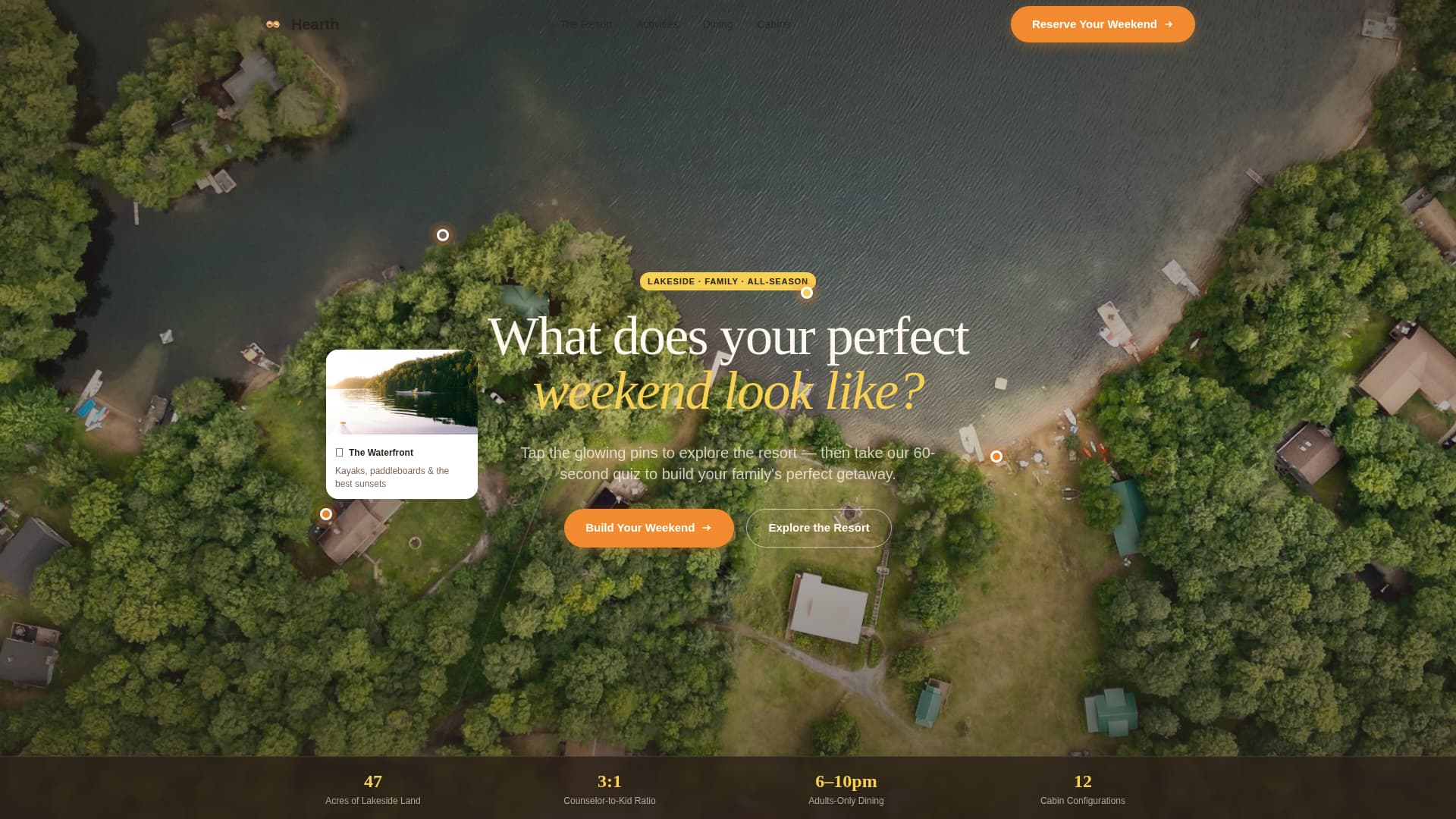 Family Travel & Experience Specialist Booking Website Template