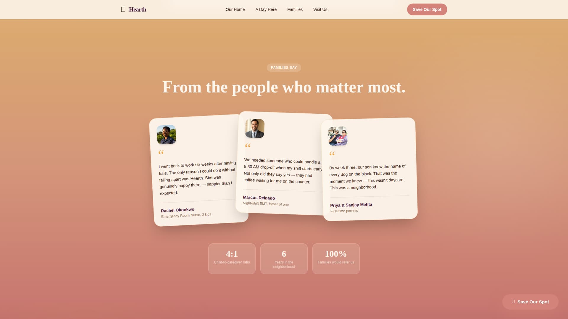 Daycare & Childcare Specialist Professional Website Template