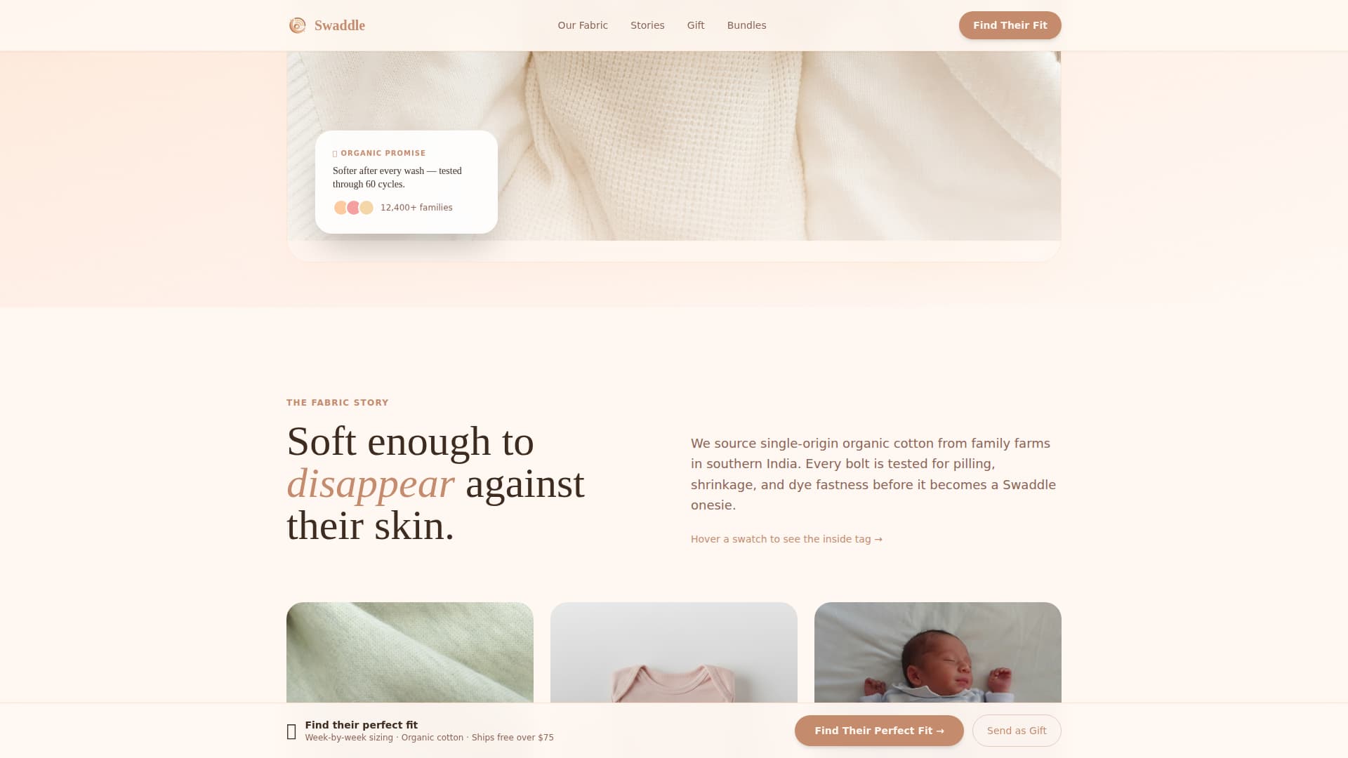 Infant (0-1) Products & Reviews Website Template