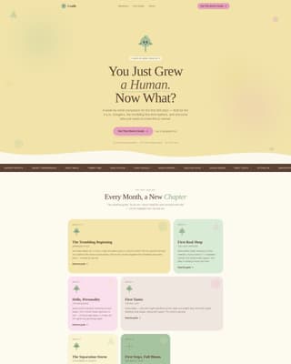 Infant (0-1) Products & Specialist Professional Website Template