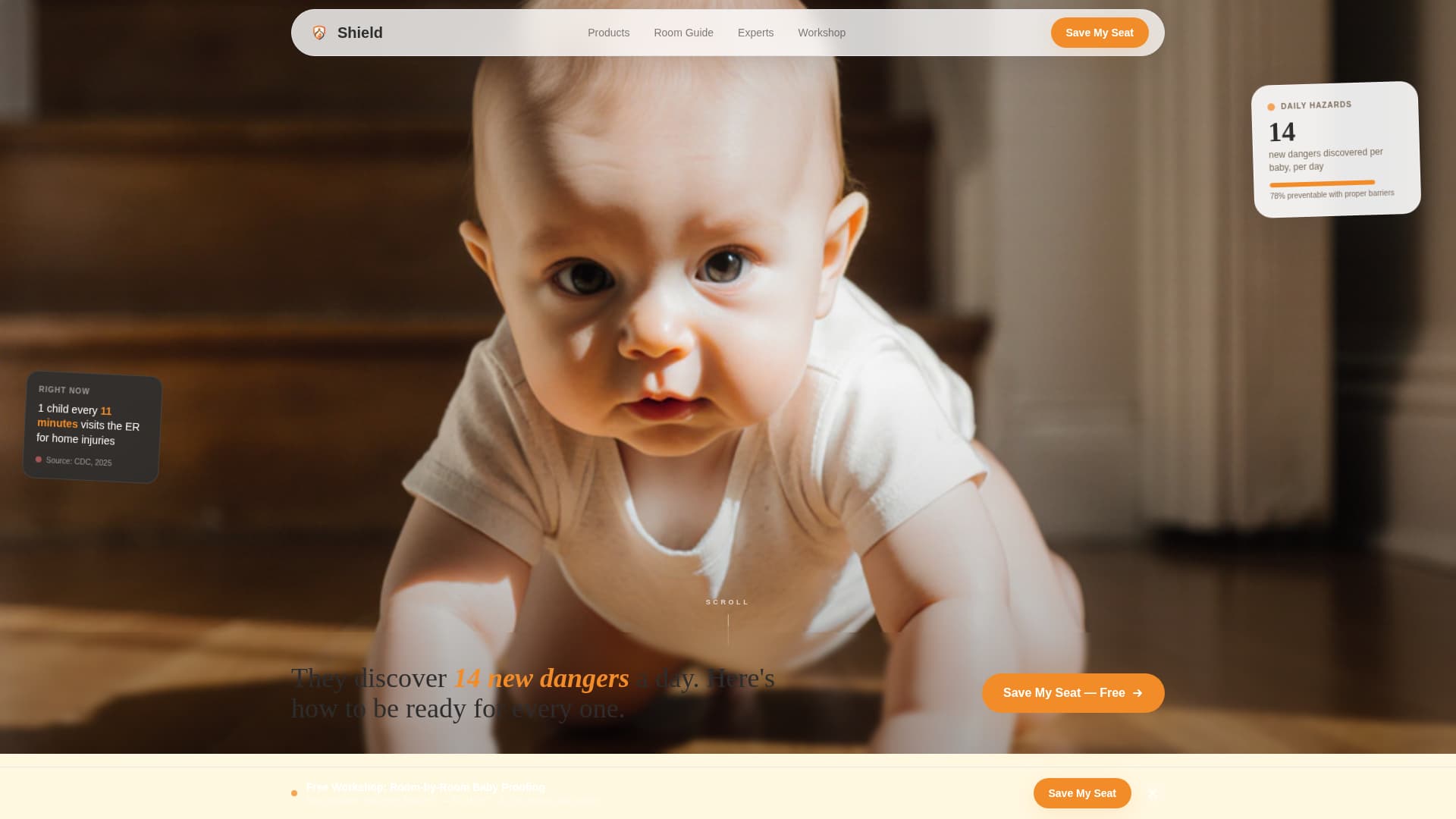 Infant (0-1) Products & Professional Website Template