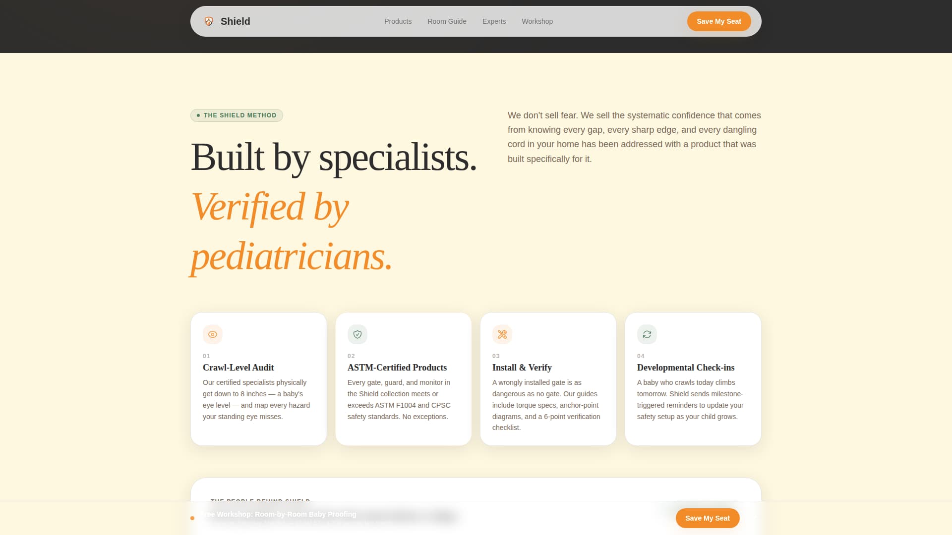 Infant (0-1) Products & Professional Website Template