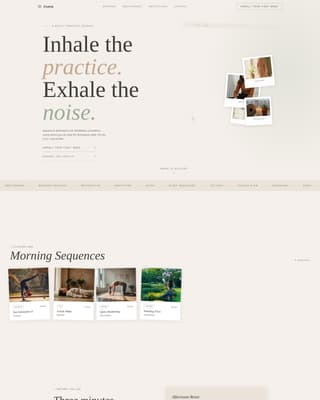 Asana - Serene Wellness Landing Page Template