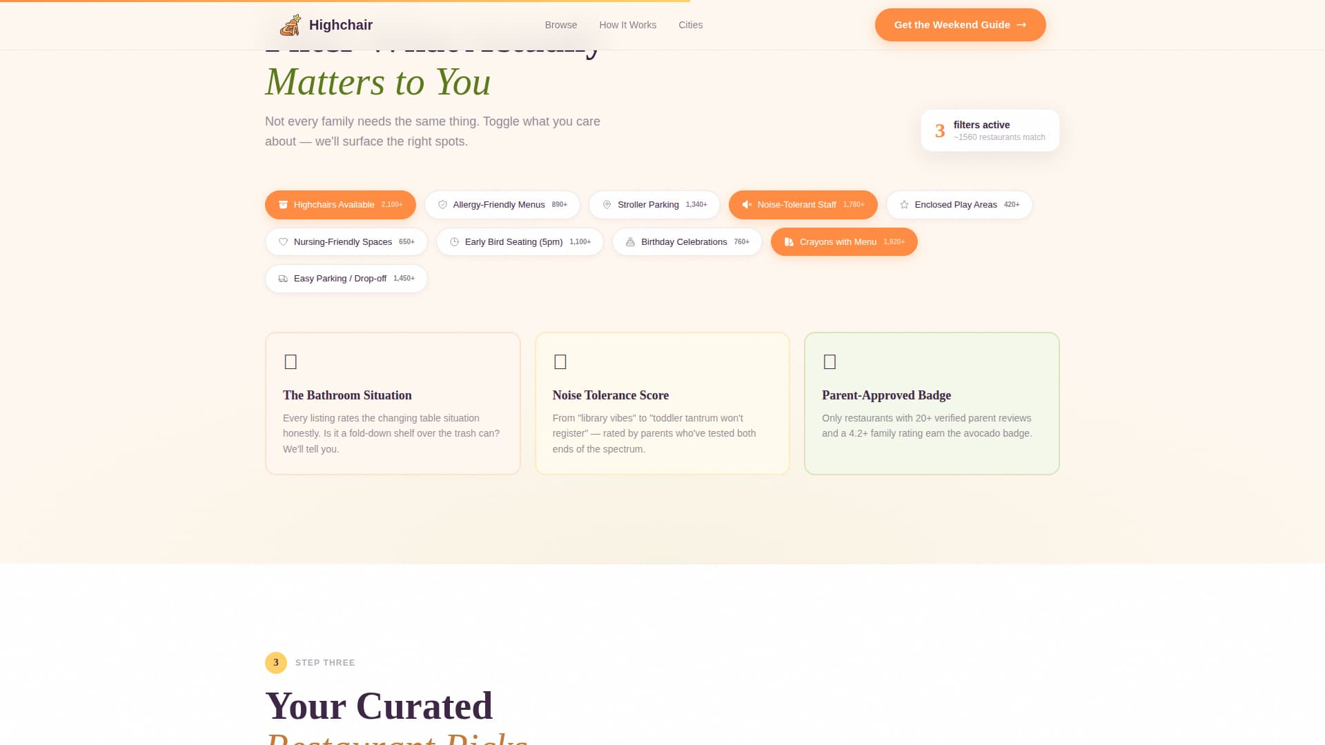 Highchair - Joyful Family Dining Landing Page Template