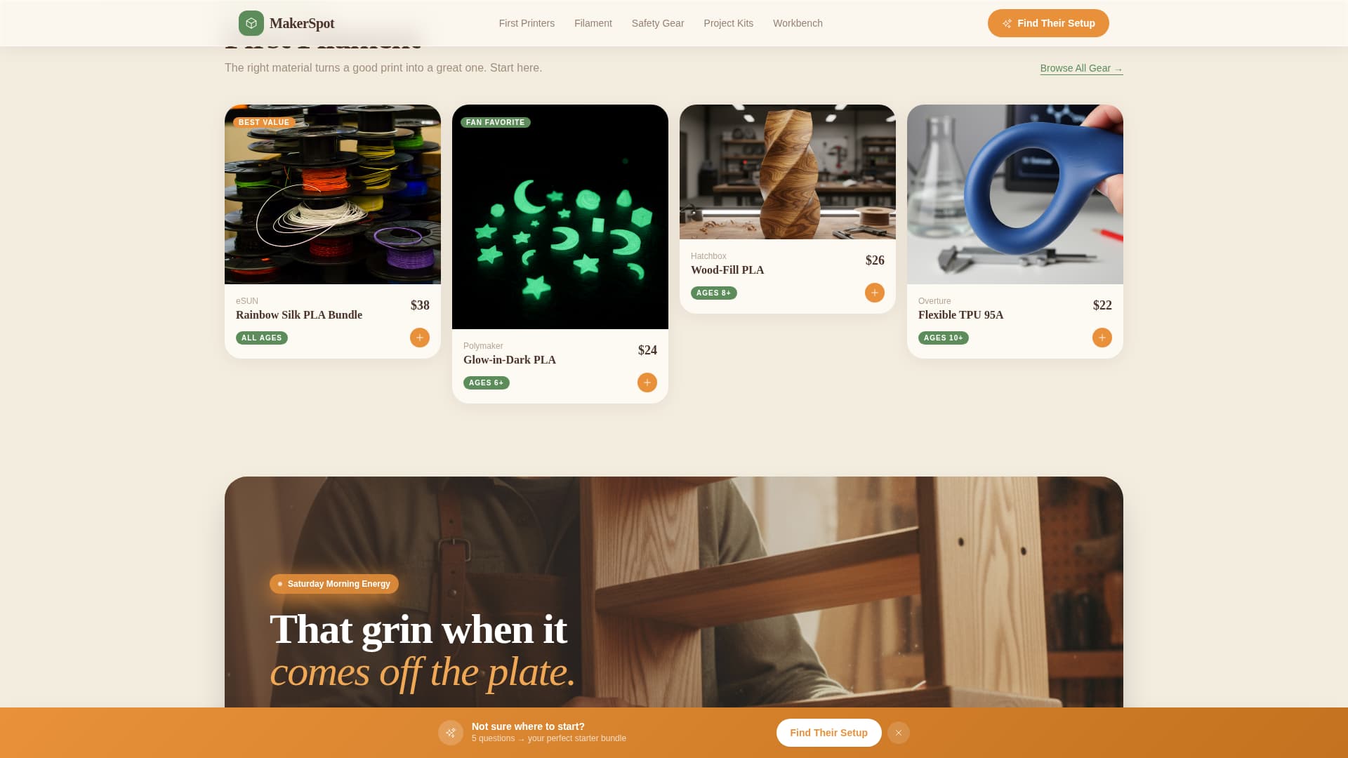 Kids 3D Printing & Maker Specialist Professional Website Template