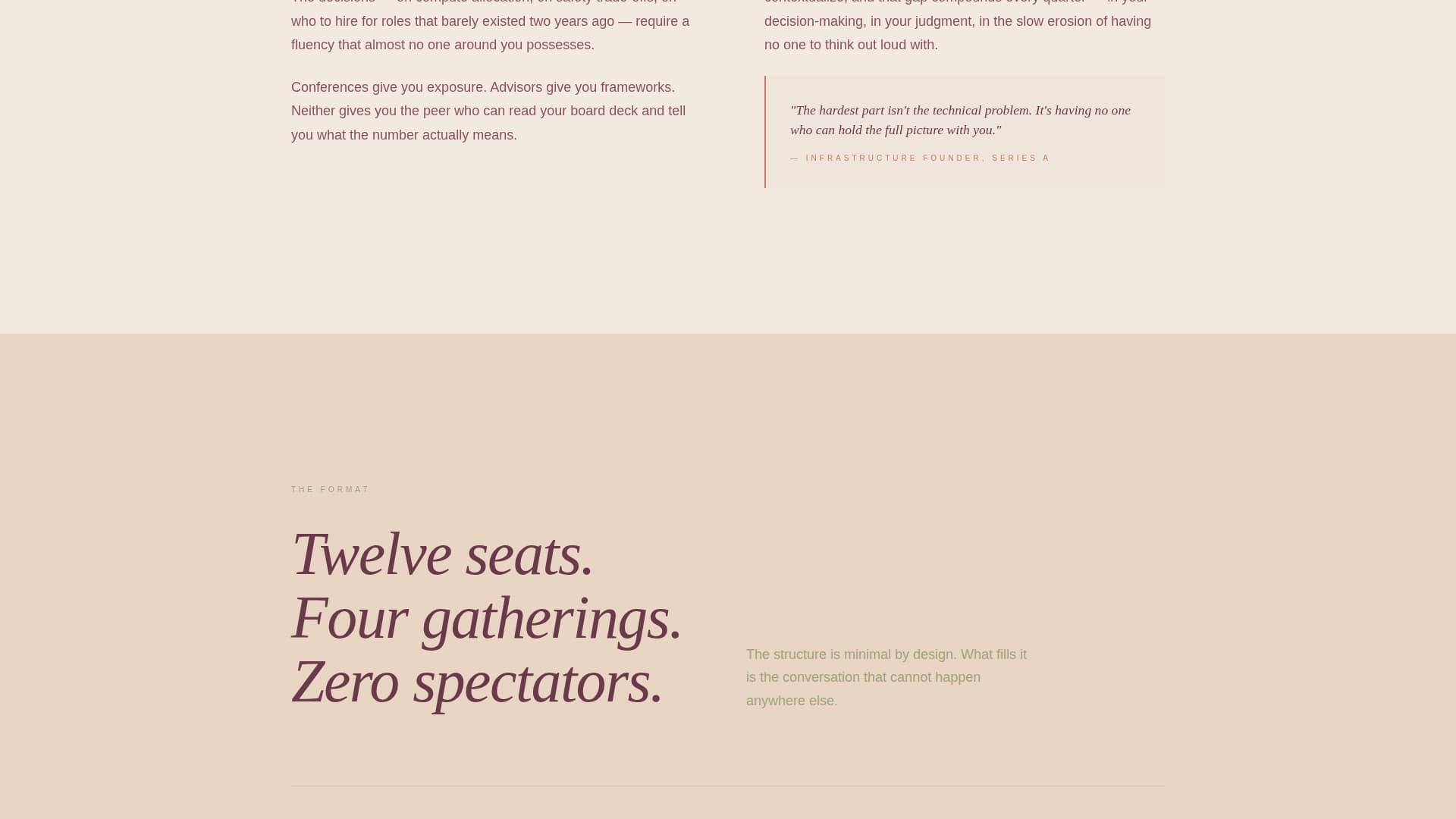 Convene - Elite Aifounders Landing Page Template