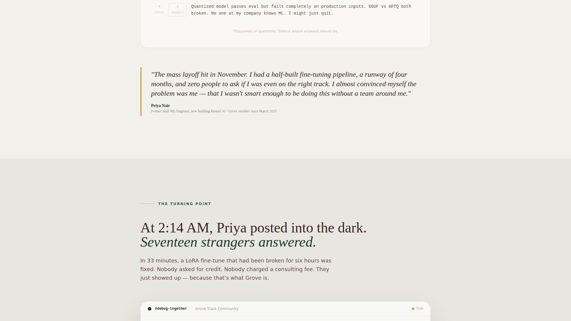 Grove - Inspiring Aibuilders Landing Page Template
