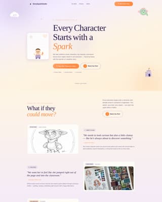 Kids Entertainment & Media Premium Booking Website Template