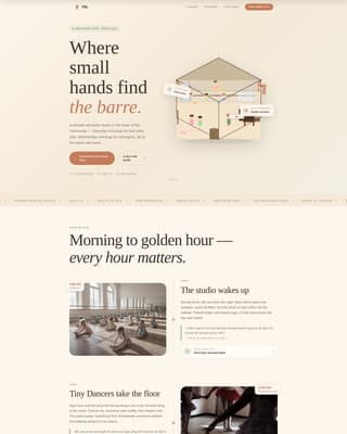 Kids Ballet Professional Website Template