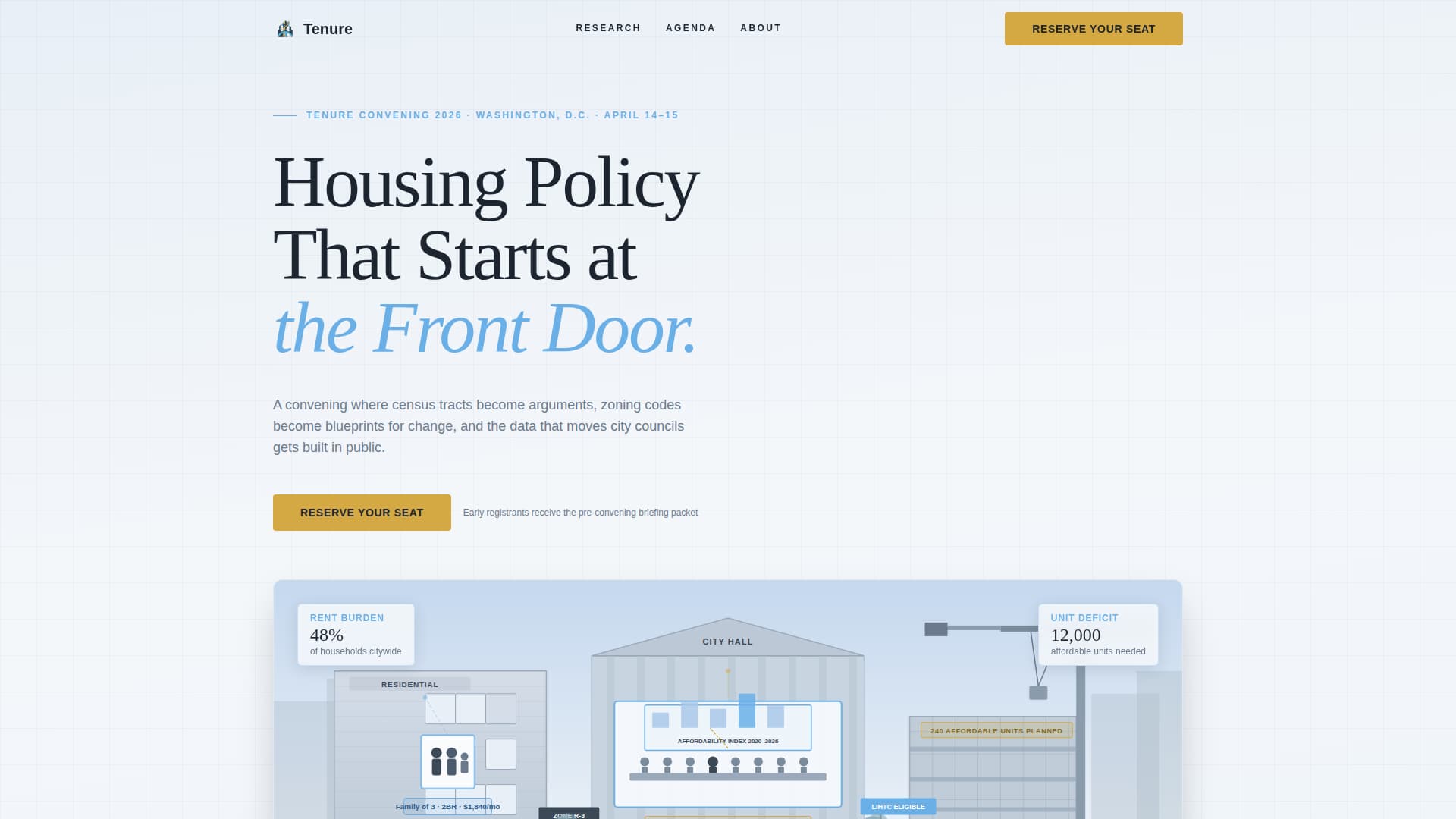 Tenure - Impactful Housing Landing Page Template
