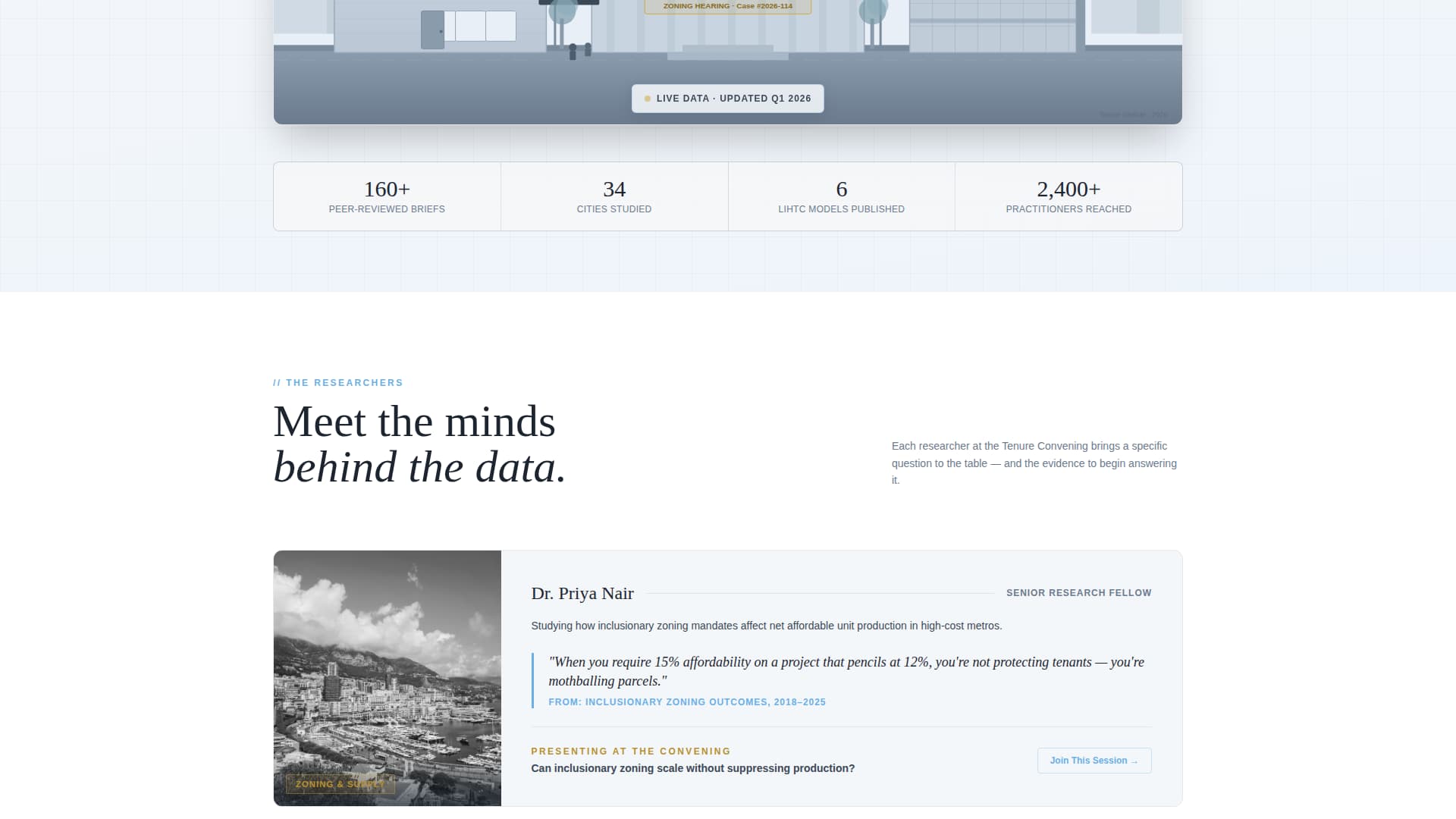 Tenure - Impactful Housing Landing Page Template