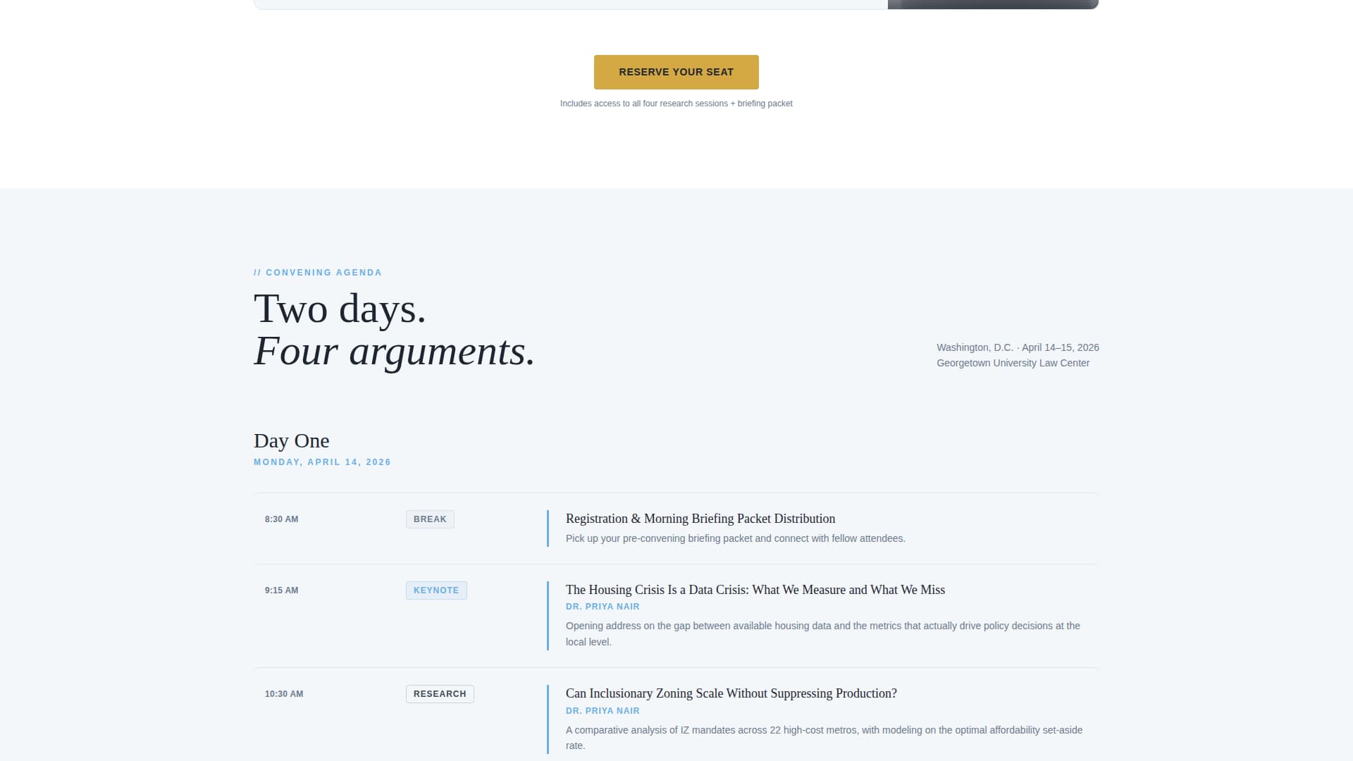 Tenure - Impactful Housing Landing Page Template