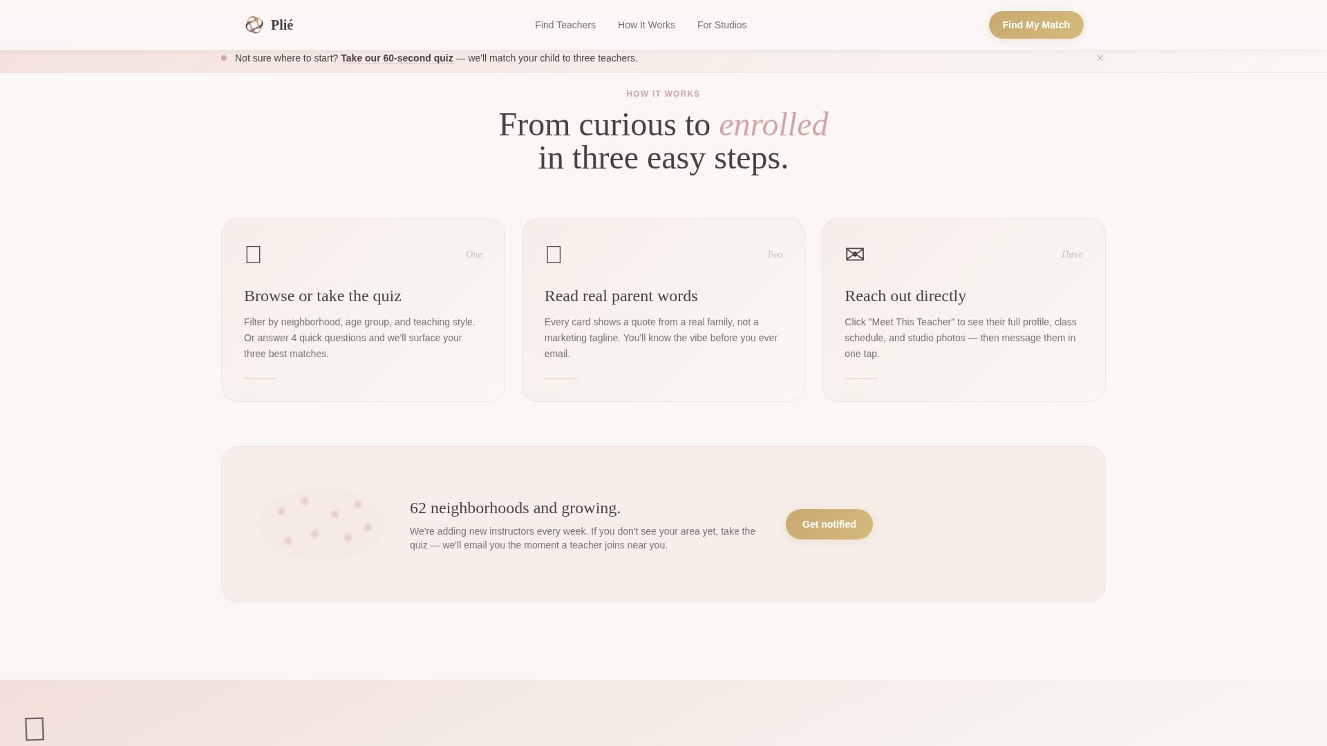 Kids Ballet Directory Website Template