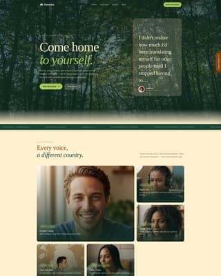Diaspora - Vibrant Community Landing Page Template
