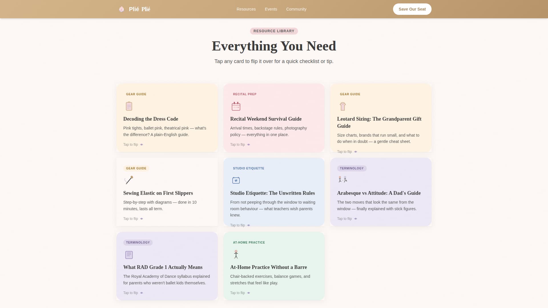 Kids Ballet Pre-Launch Website Template