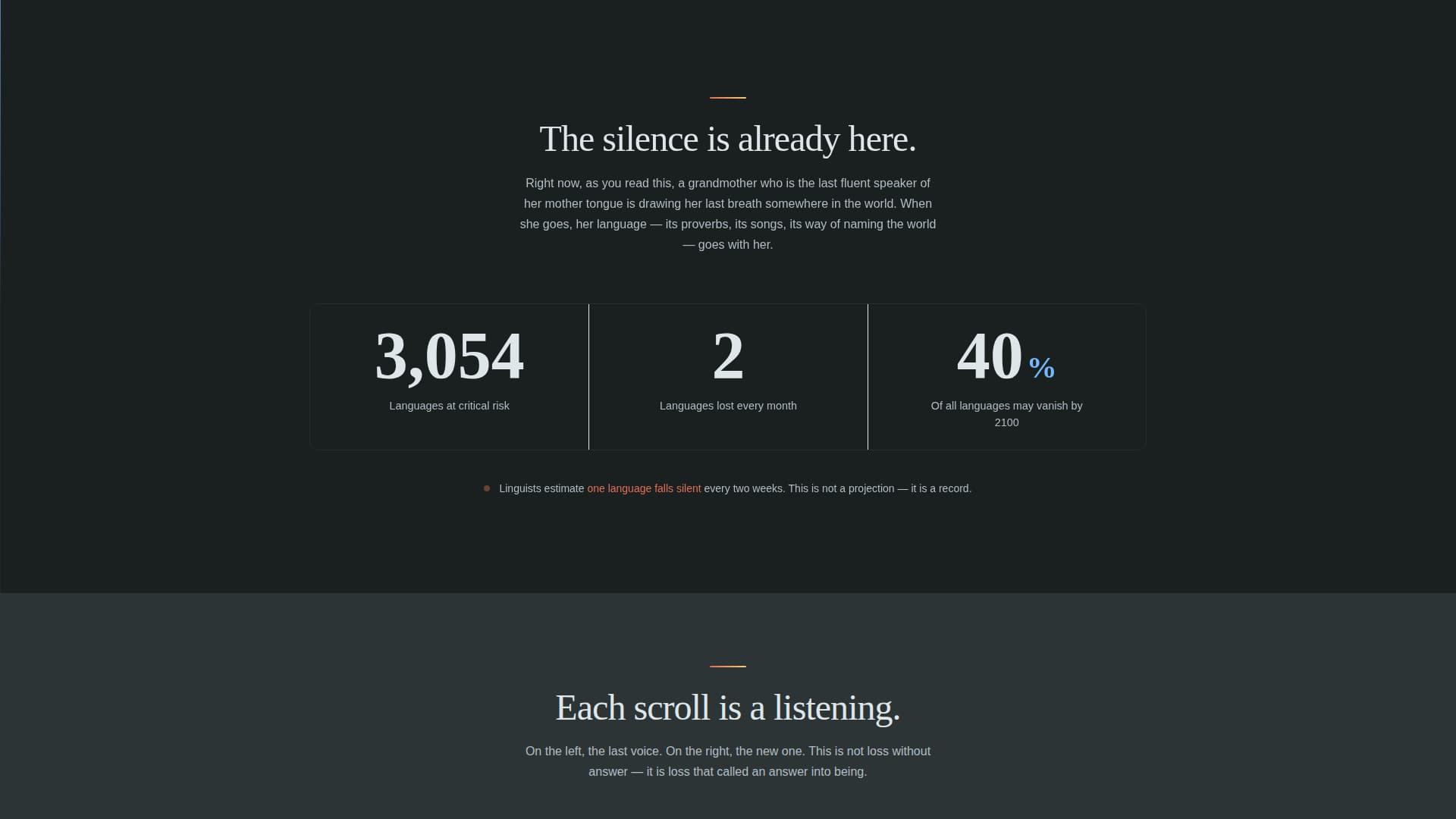 Tongue - Vibrant Languagepreservation Landing Page Template