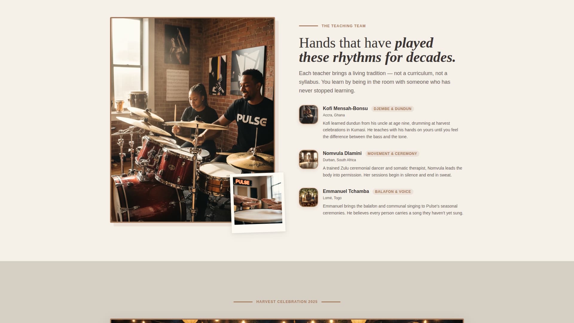 Pulse - Healing Community Landing Page Template
